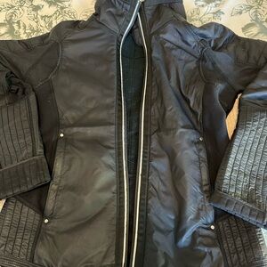 LULULEMON MOTO STYLE JACKET WITH ZIP IN HOOD